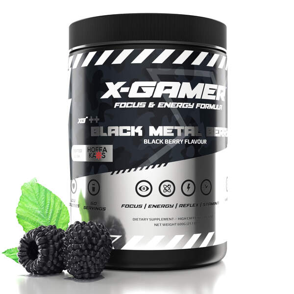 X-GAMER X-Tubz Black Metal Berry 600g