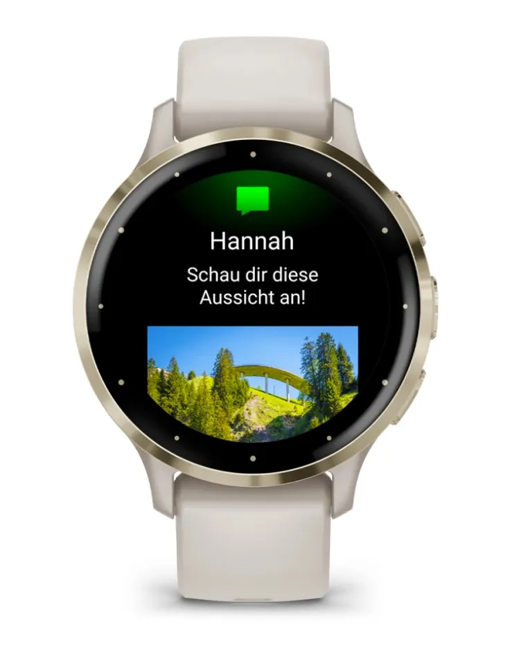 Garmin Venu 3S -&auml;lykello, norsunluu