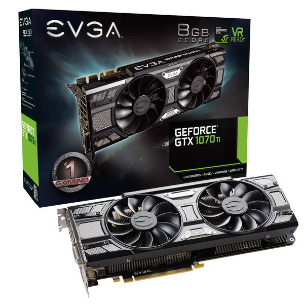 Evga GeForce GTX 1070 Ti SC 8GB - Graphics card