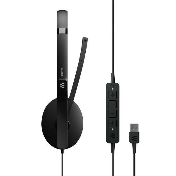 Epos Adapt 130T USB II -langaton kuuloke mikrofonilla, musta