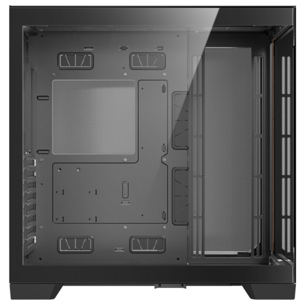 Antec C8 Wood Dual Chamber - midi tower, Black/Brown