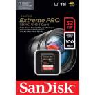 SanDisk Extreme PRO 32GB SDHC UHS-I U3 V30 card