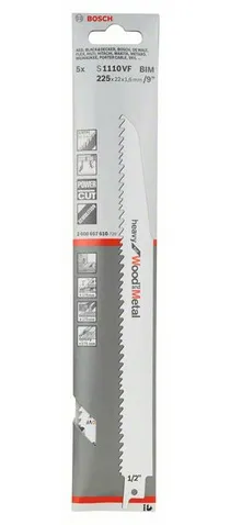 Bosch 5 reciprocating saw blades S 1110 VF - 2608657610