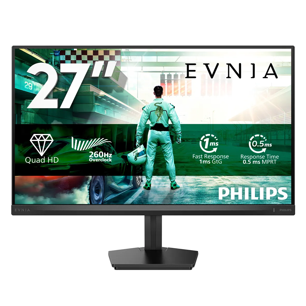 Philips Evnia 27M2N3500PF 27" QHD, Fast IPS, HDR10, 260Hz Gaming Monitor