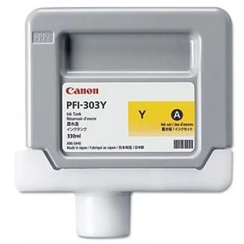 Canon PFI-303Y -mustes&auml;ili&ouml;, 330 ml, keltainen