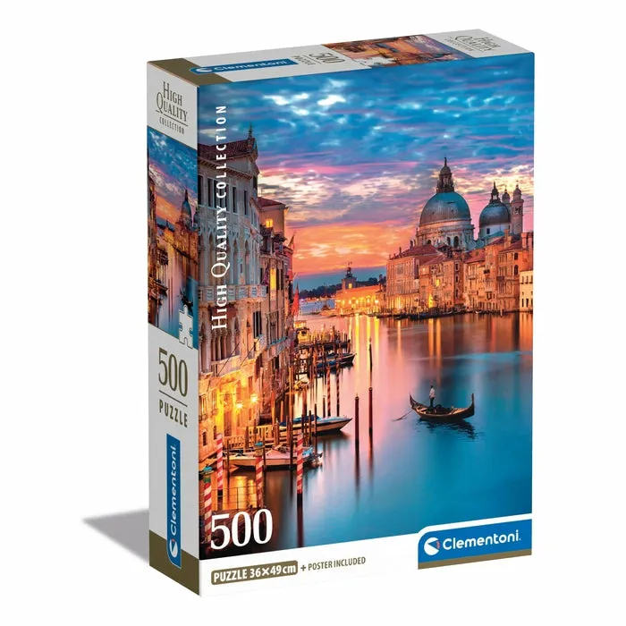 Clementoni High Quality Collection Lighting Venice - puzzle, 500 pcs