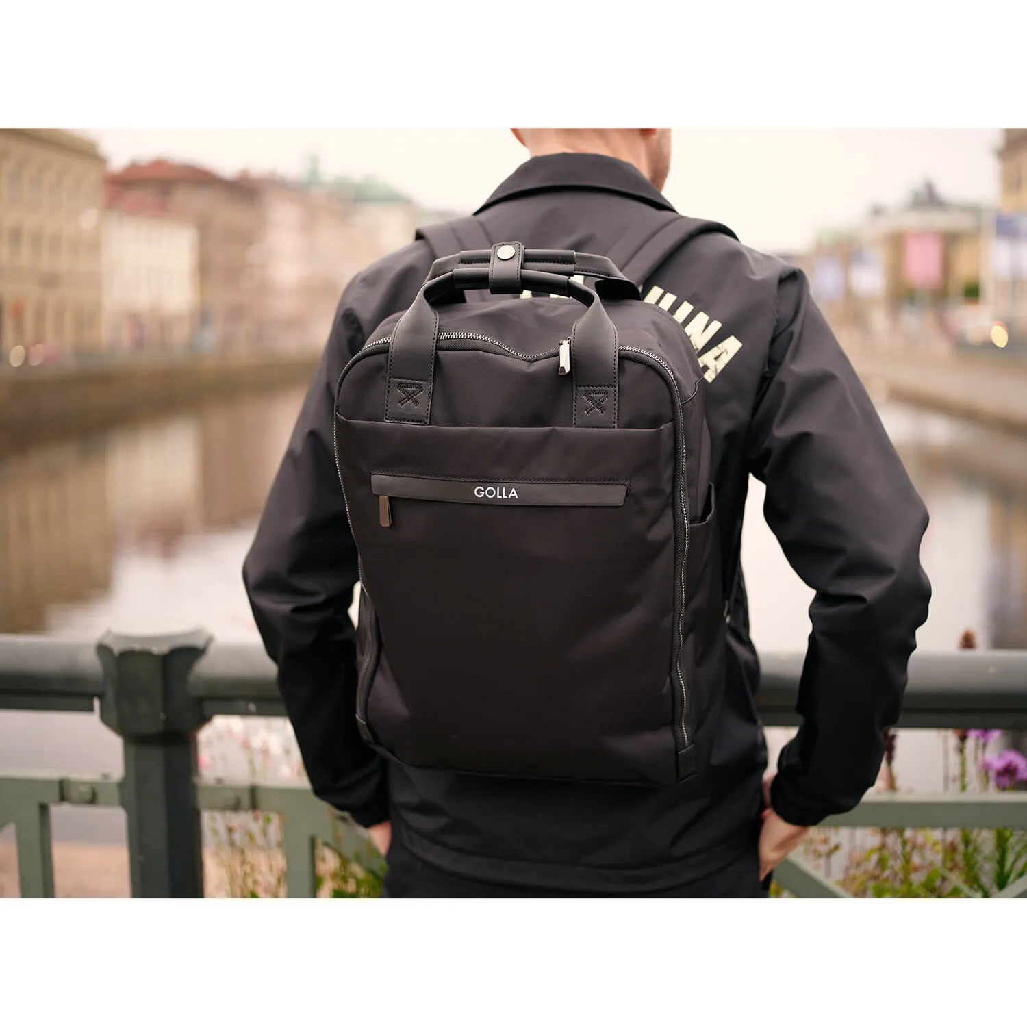 Golla Orion - computer backpack, black, 15.6"