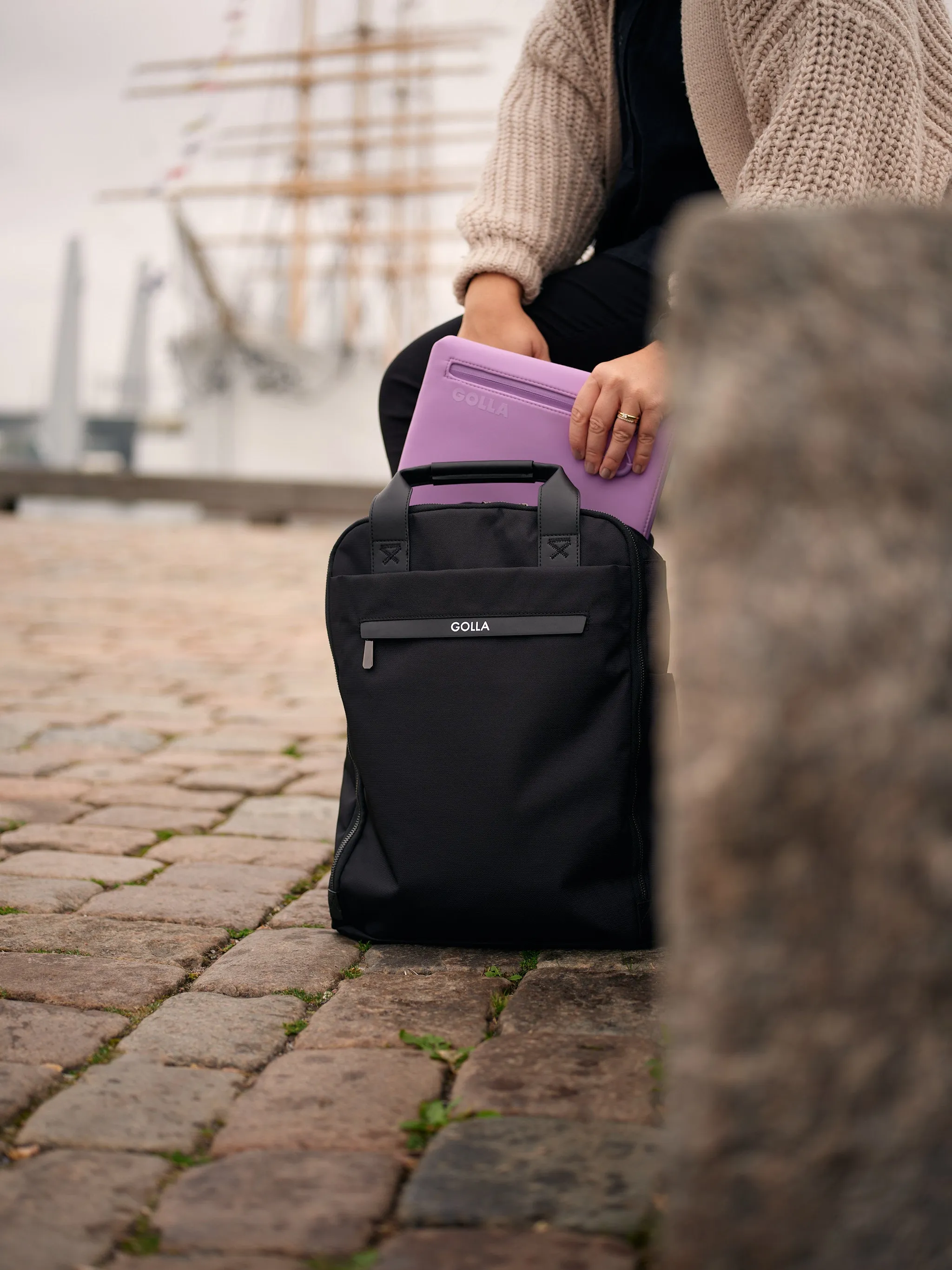 Golla Orion - datorryggs&auml;ck, svart, 15.6"