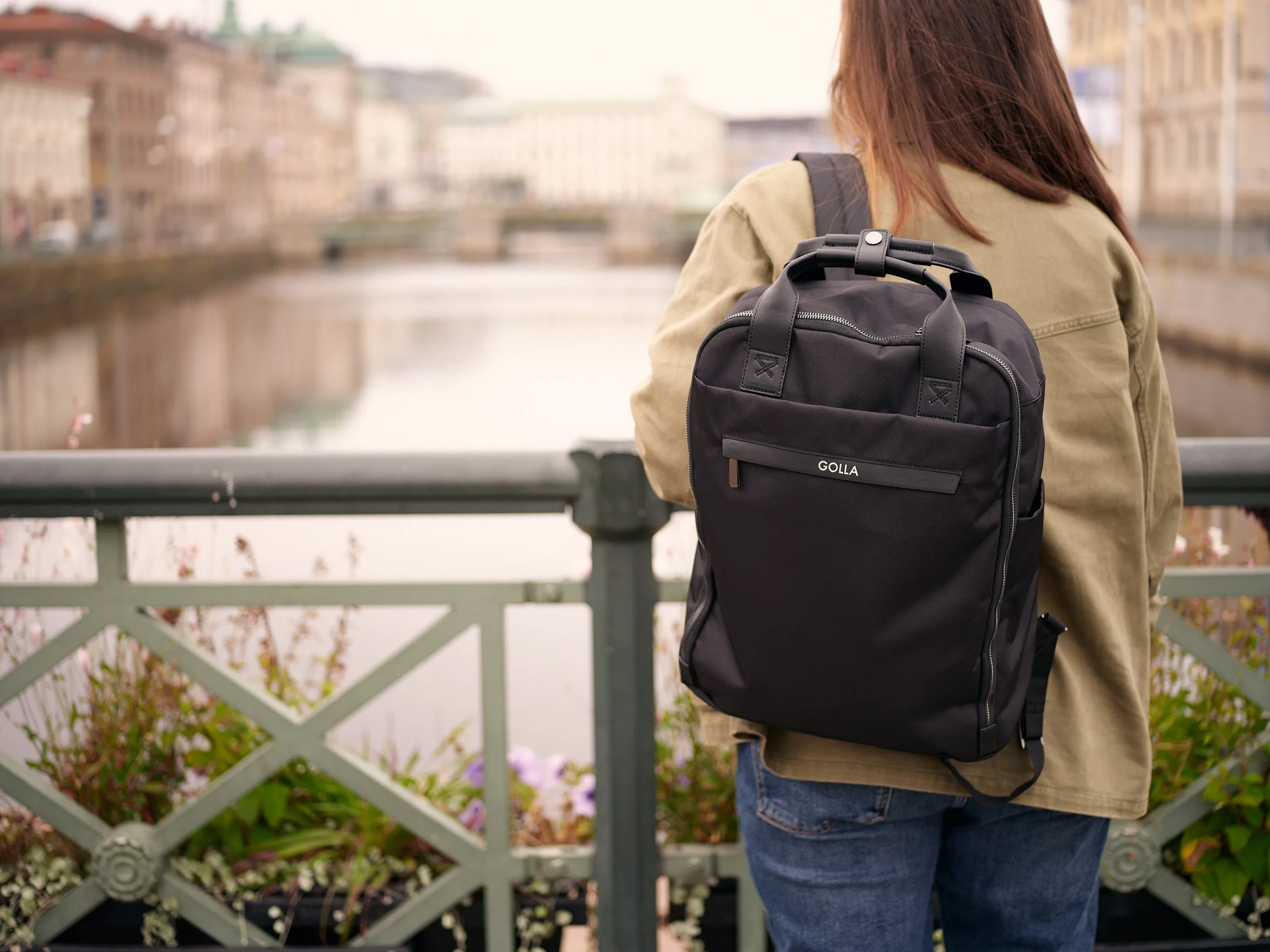 Golla Orion - datorryggs&auml;ck, svart, 15.6"