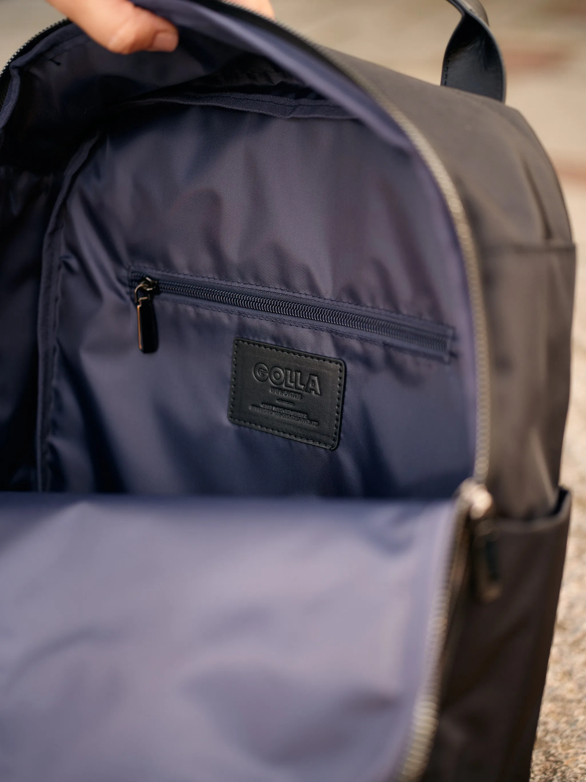 Golla Orion - datorryggs&auml;ck, svart, 15.6"