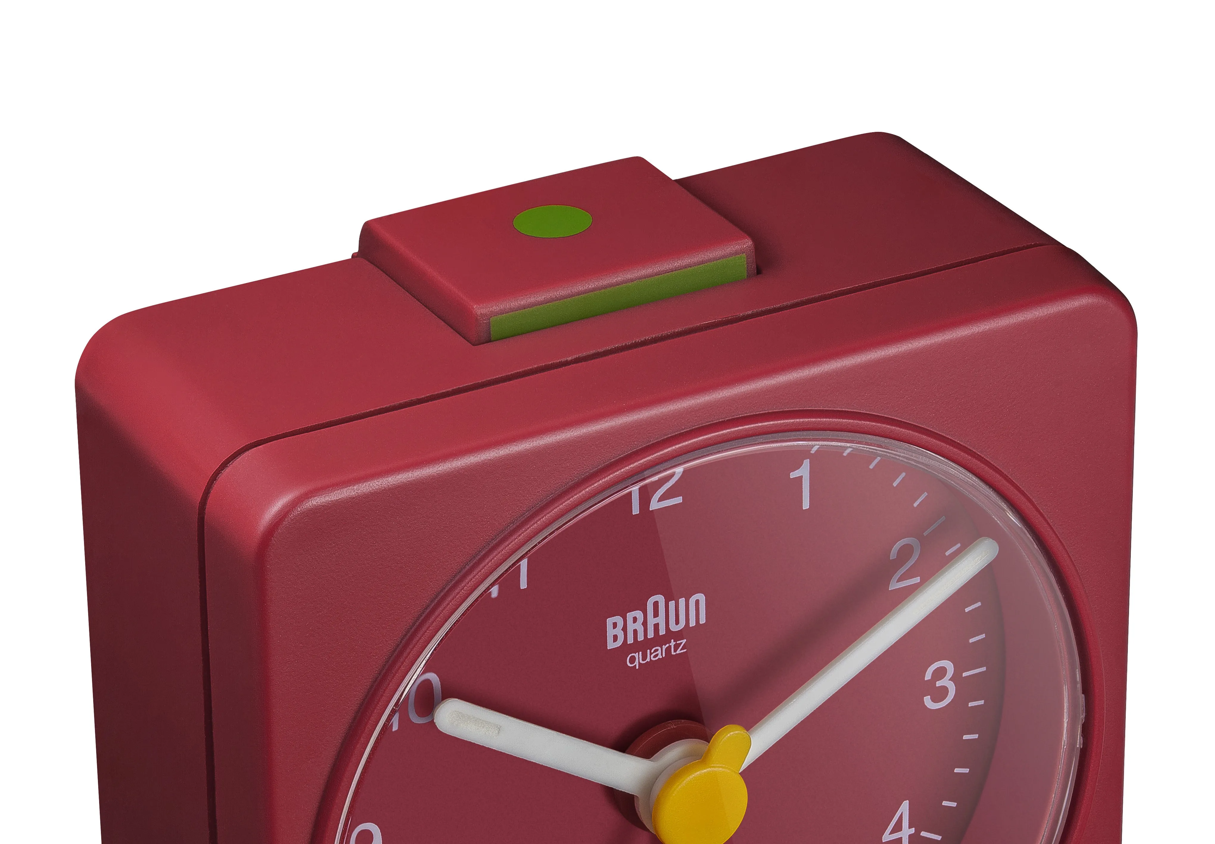 Braun BC 02 R quartz alarm clock red