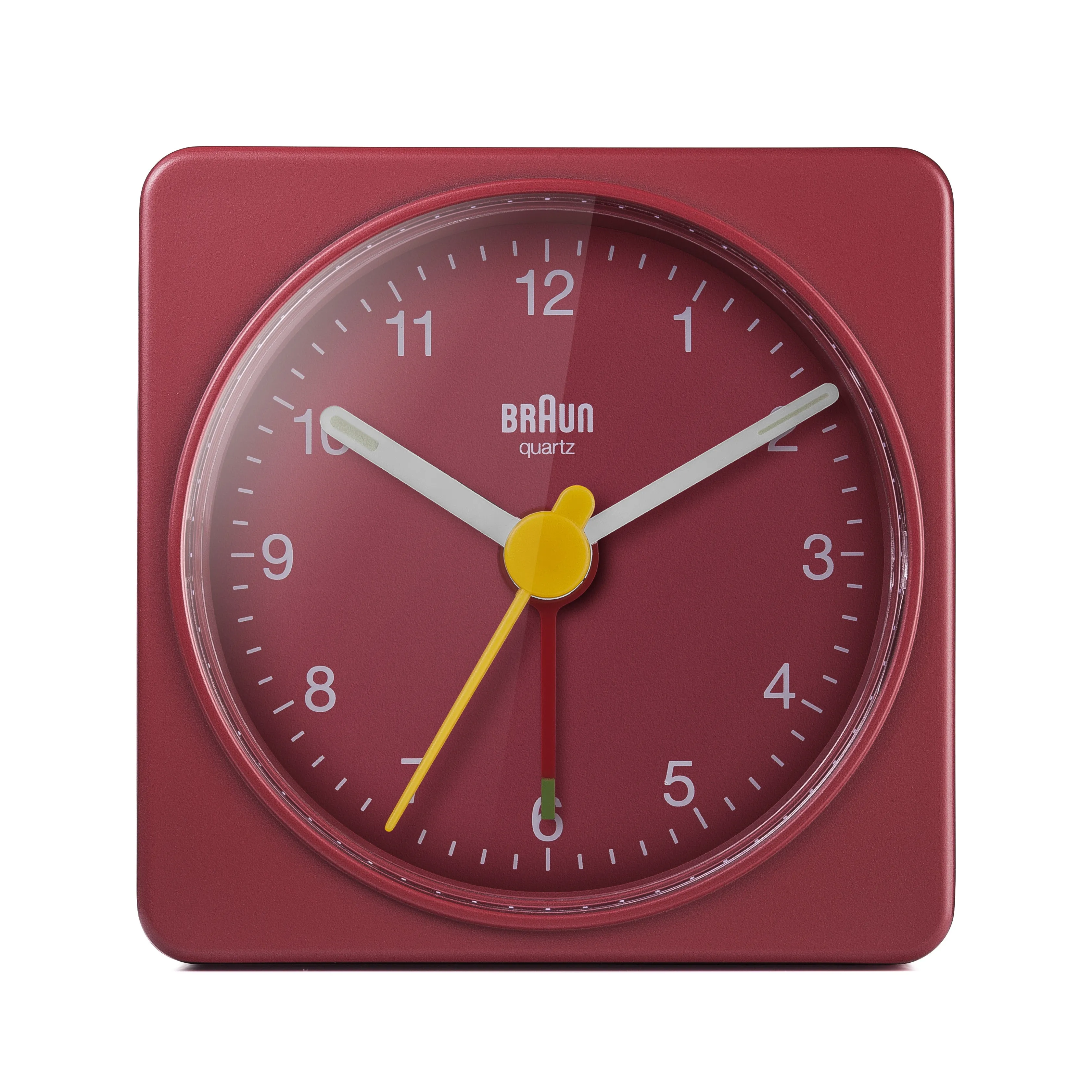 Braun BC 02 R quartz alarm clock red