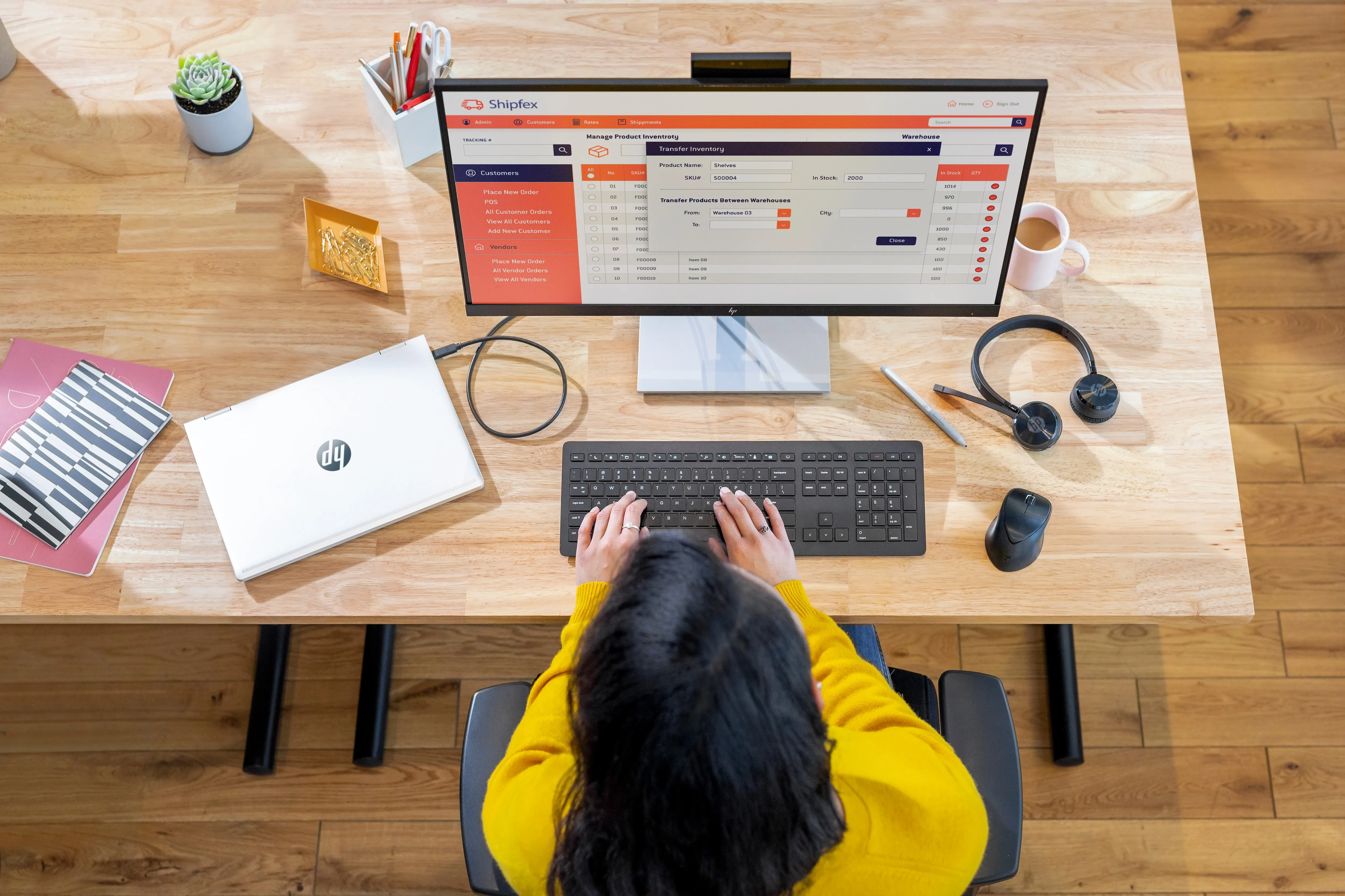 HP 27" E27d G4, QHD, IPS -n&auml;ytt&ouml; (incl. Docking)