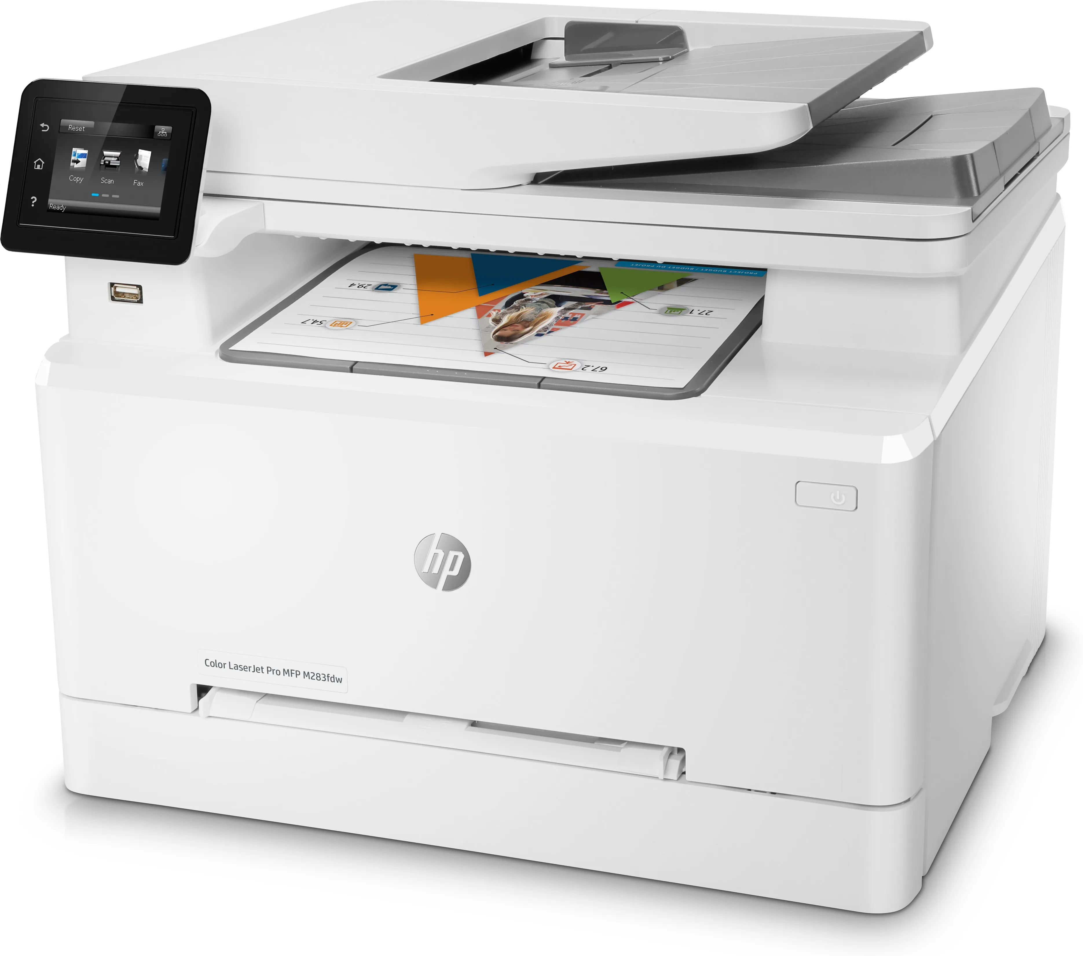 HP Color LaserJet Pro MFP M283fdw - Monitoimitulostin - v&auml;ri - laser - Legal (216 x 356 mm) (alkuper&auml;inen) - A4/Legal (media) - jopa 21 sivua/min (kopiointi) -
