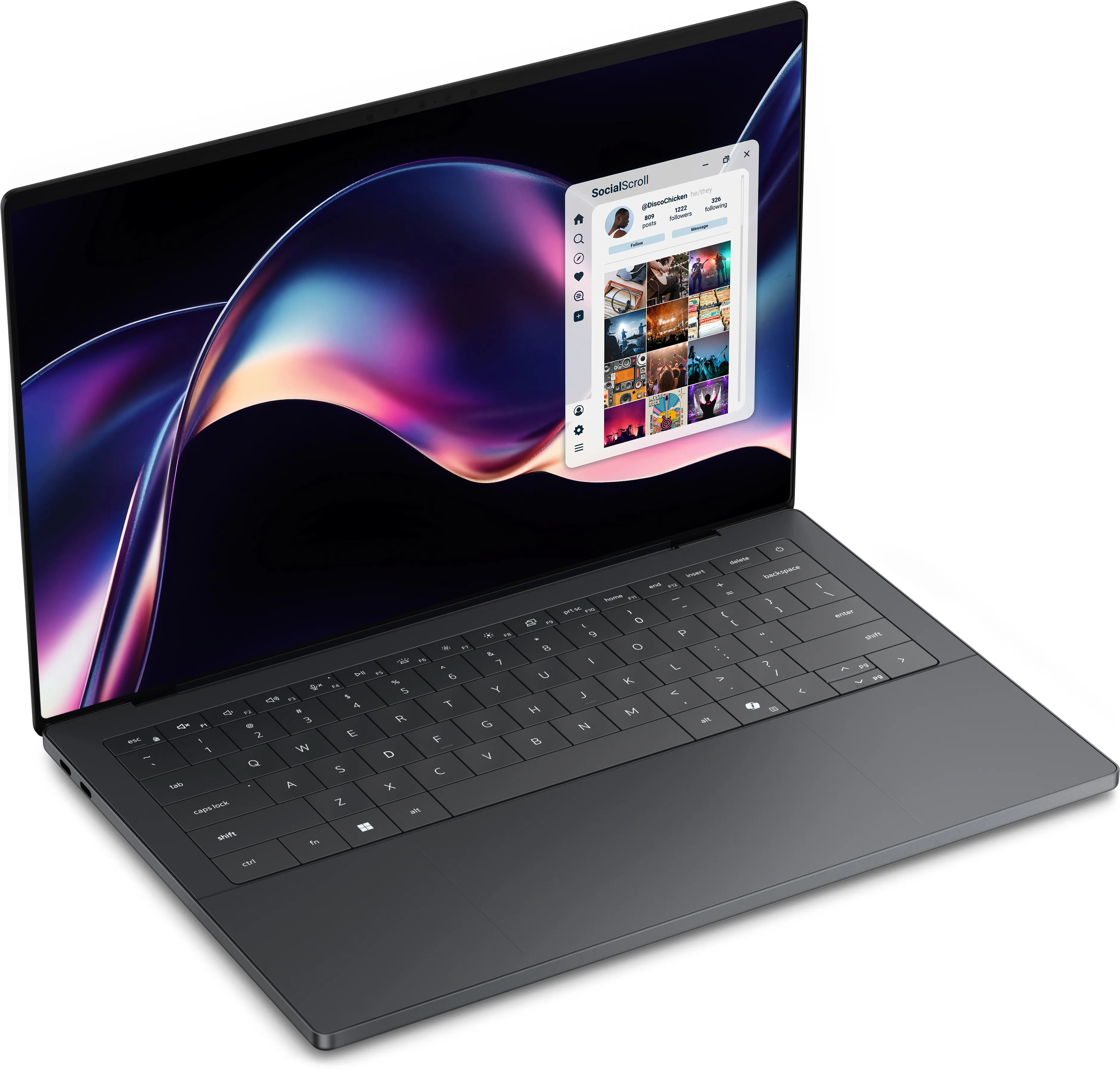 Dell XPS 14 14.0" Ultra X7 358H, 32 GB, 1 TB, Arc B390, Win 11 Pro - b&auml;rbar dator, grafit