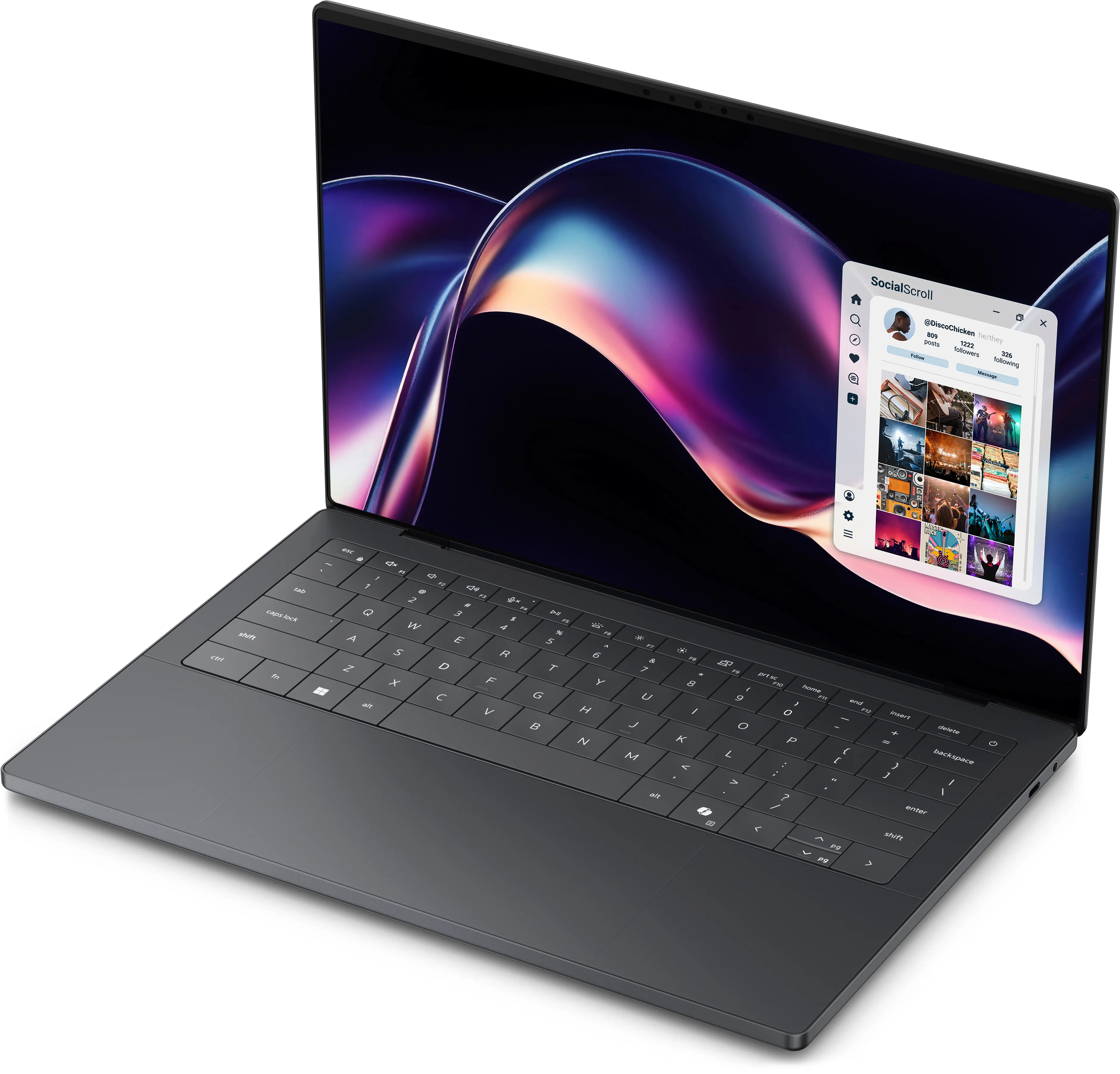 Dell XPS 14 14.0" Ultra X7 358H, 32 GB, 1 TB, Arc B390, Win 11 Pro - b&auml;rbar dator, grafit