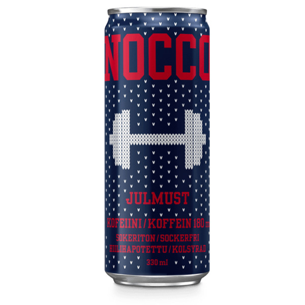 NOCCO Julmust - energy drink 330ml 24-pack