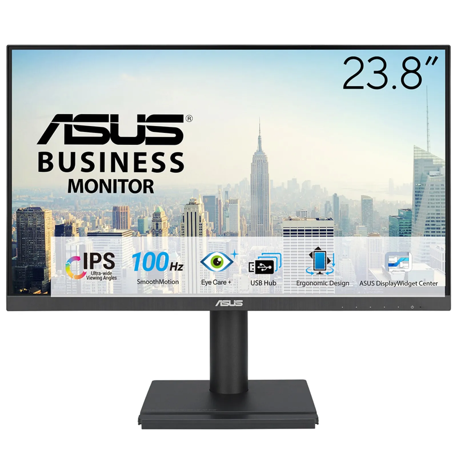 ASUS VA24DQFS 23.8" Full HD, IPS sk&auml;rm med USB hub