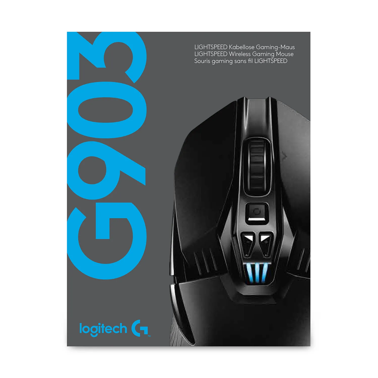 Logitech G903 Lightspeed RGB - gaming mouse, black