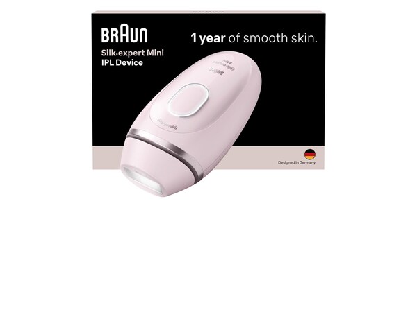 Braun Silk&middot;expert Mini IPL PL1100 - IPL-h&aring;rborttagningsenhet, ljusrosa