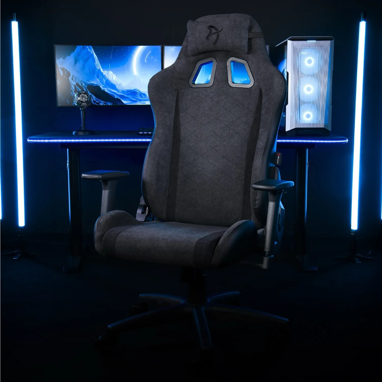 Arozzi Avanti SoftFabric - gaming chair, dark grey