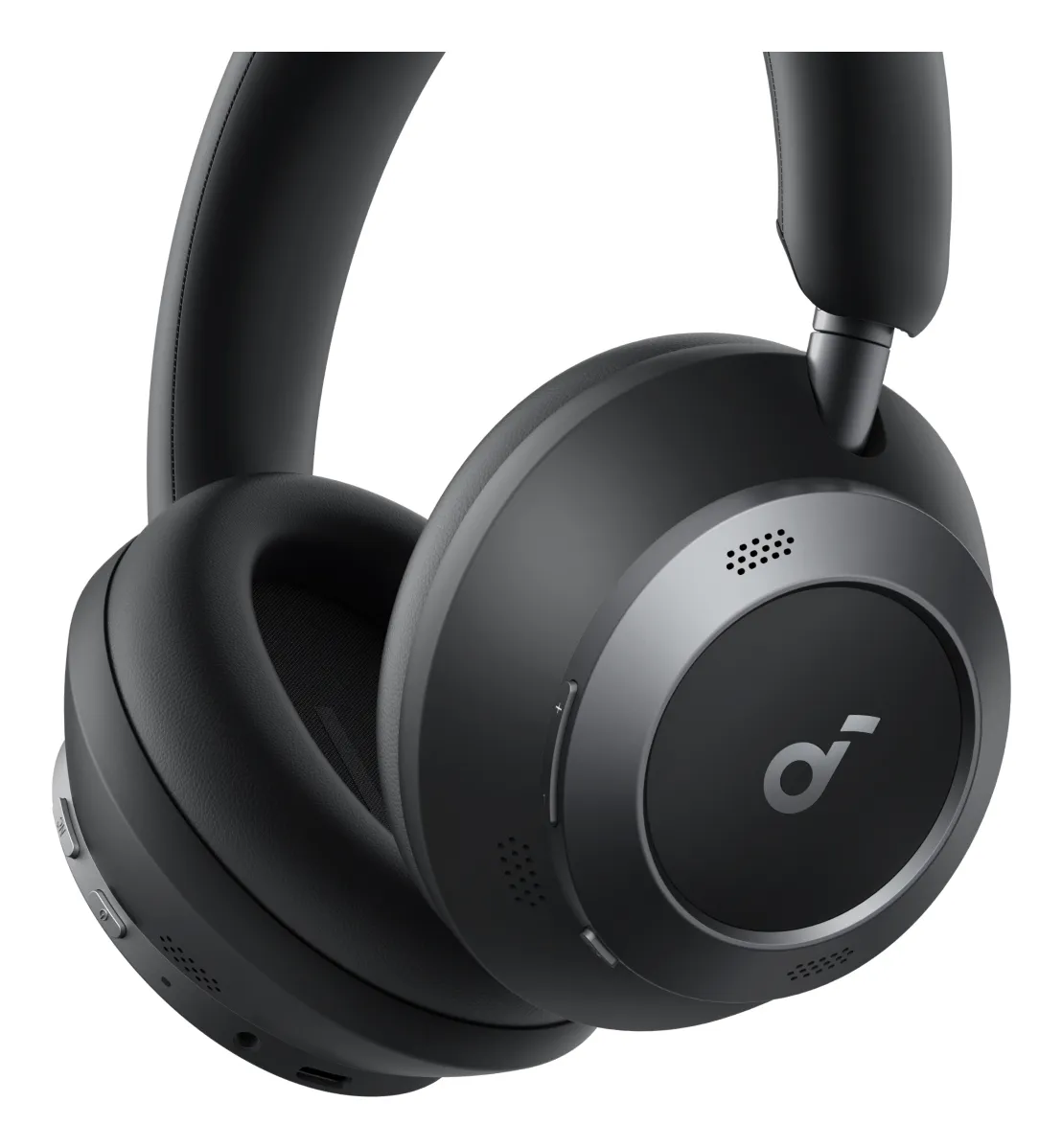Anker Soundcore Space One Pro tr&aring;dl&ouml;s headset + fodral, svart