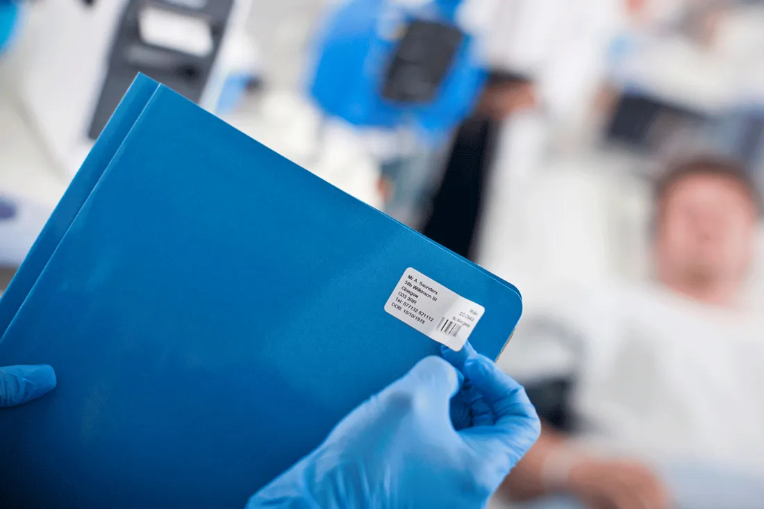 BROTHER DIRECT THERMAL LABEL ROLL 51X26 MM / 1900 LABELS/ROLL (16 ROLLS/CARTON)