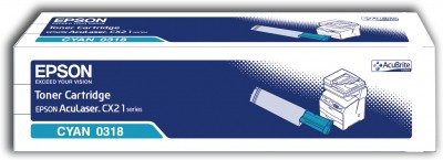 Epson Aculaser CX21N cyan v&auml;rikasetti