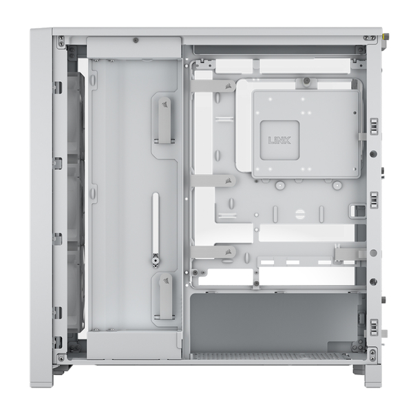 Corsair FRAME 4000D WOOD RS Midi-Tower Case with window, White/Oak