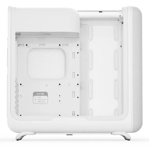 HYTE X50 midi-tower chassi med f&ouml;nster, Snow White