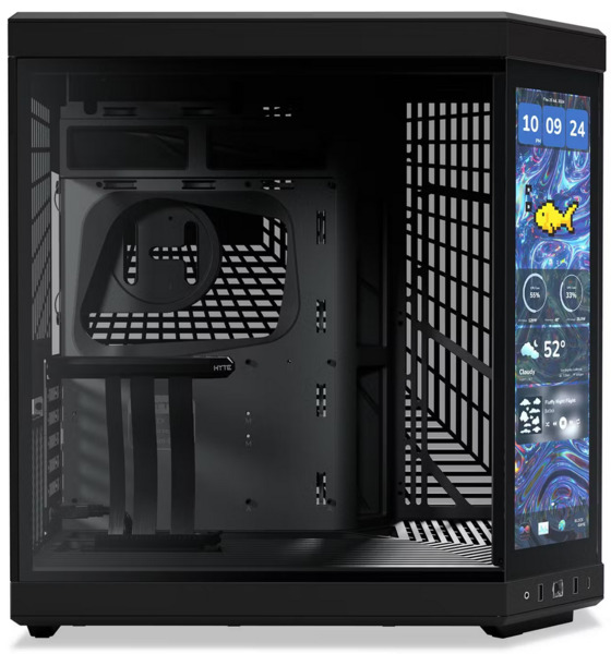 HYTE Y70 Touch Infinite Midi-Tower Case with window, Black