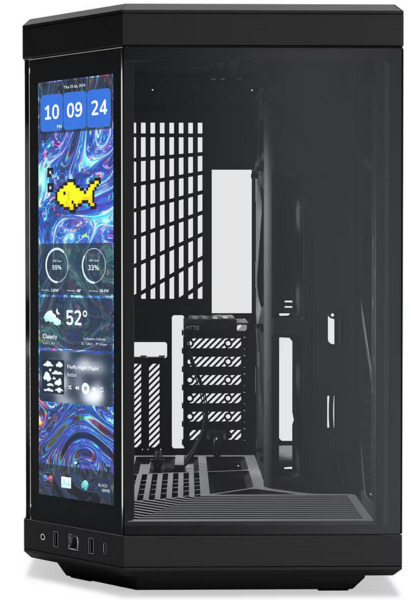 HYTE Y70 Touch Infinite Midi-Tower Case with window, Black