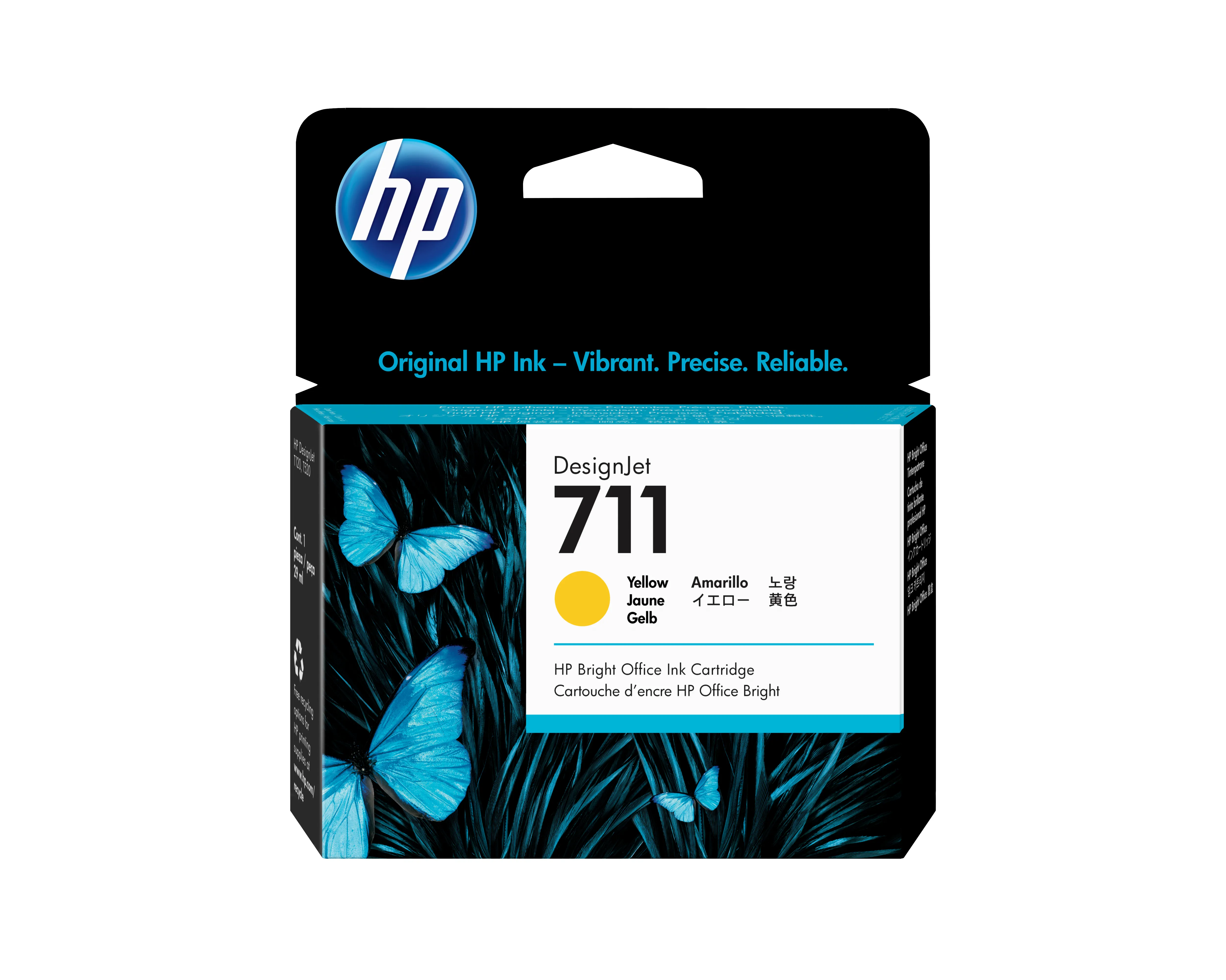 HP 711 ink cartridge, 29 ml, Yellow