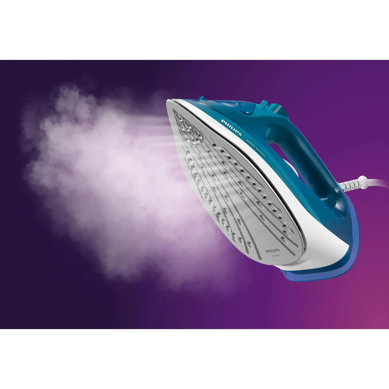 Philips DST3040/70 Steam Iron, 2600W, 0.3L, Blue