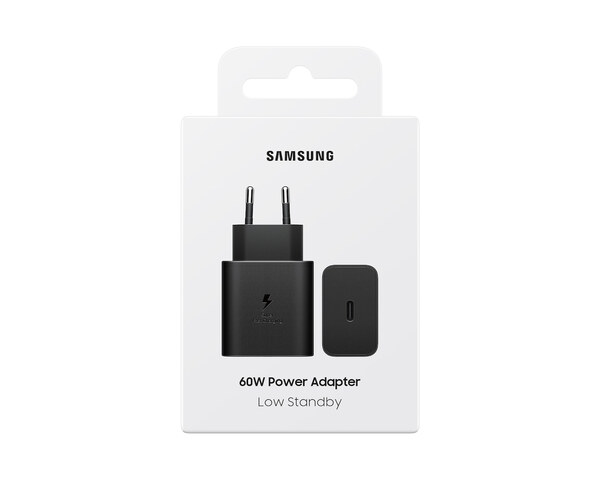 Samsung 60W USB-C GAN -verkkovirtalaturi, musta
