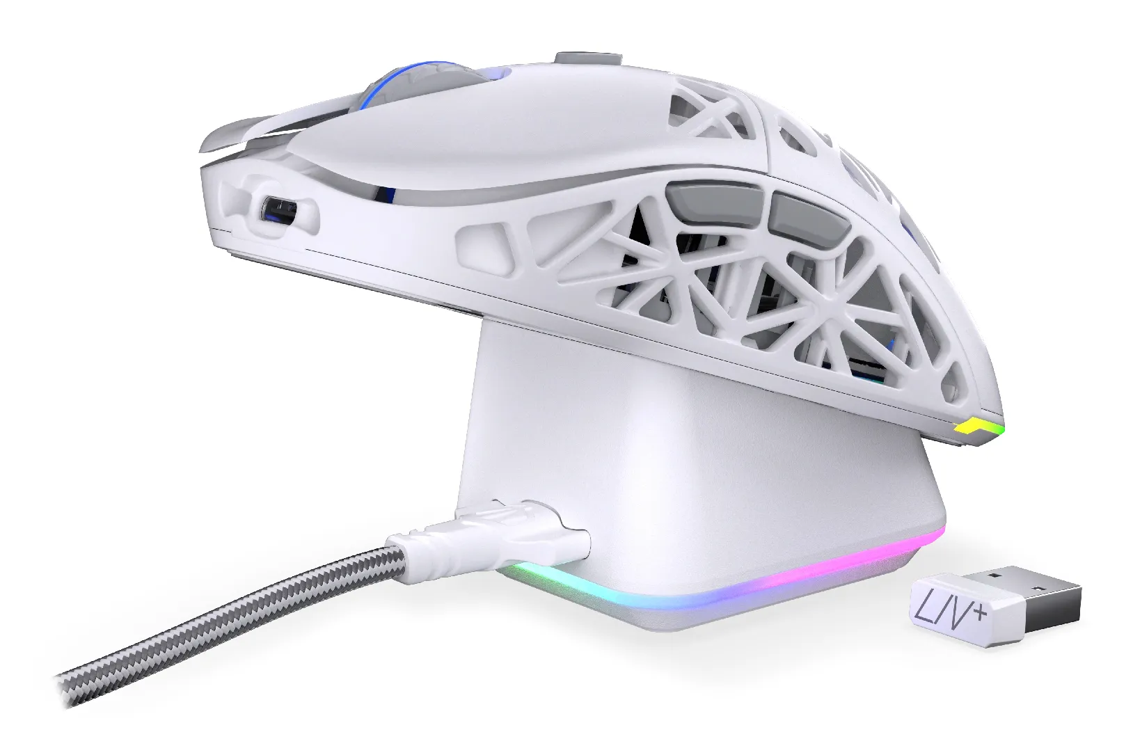 Endorfy LIV Plus Wireless Onyx - wireless gaming mouse, White