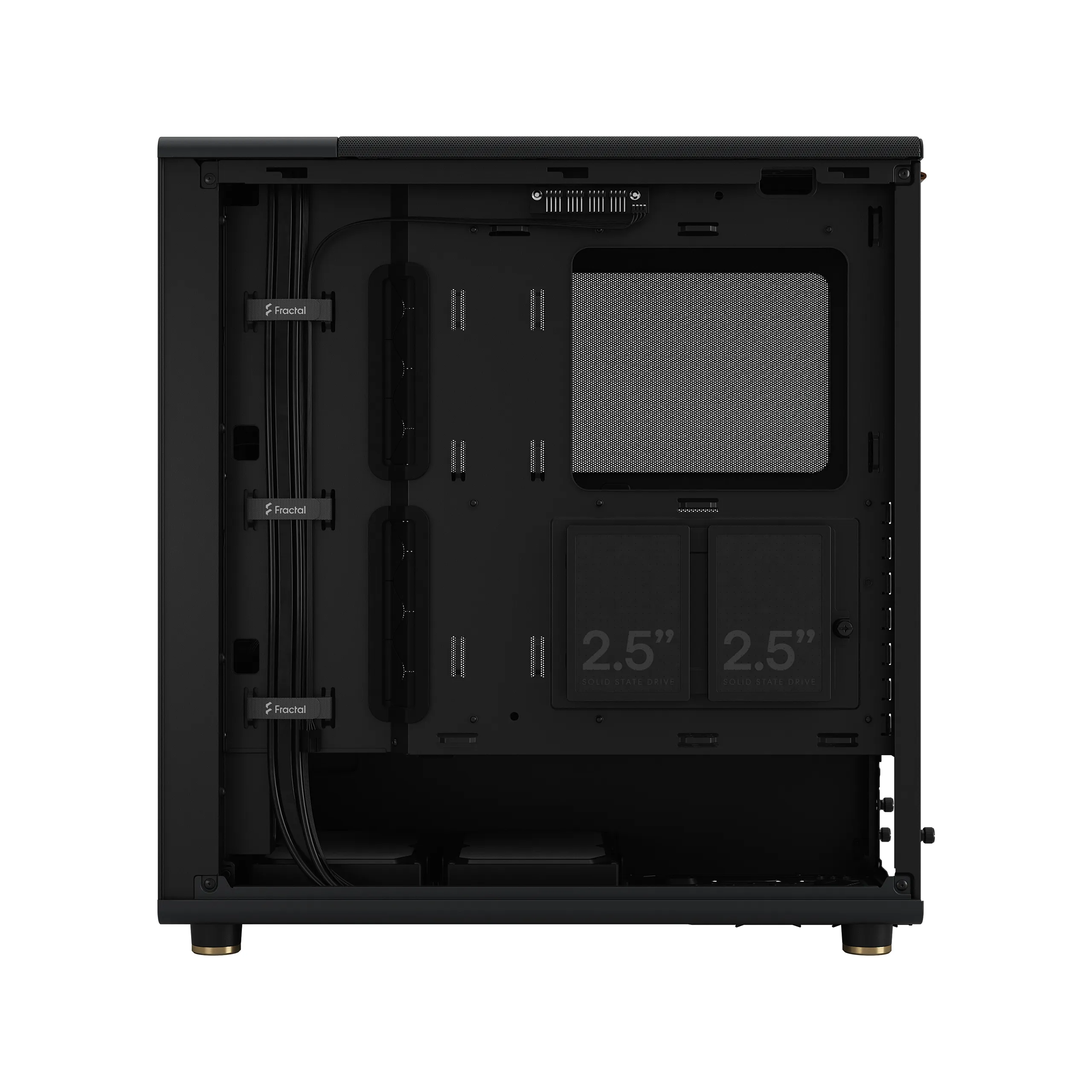 Fractal Design North - Mid Tower chassi med f&ouml;nster, Charcoal Black Mesh
