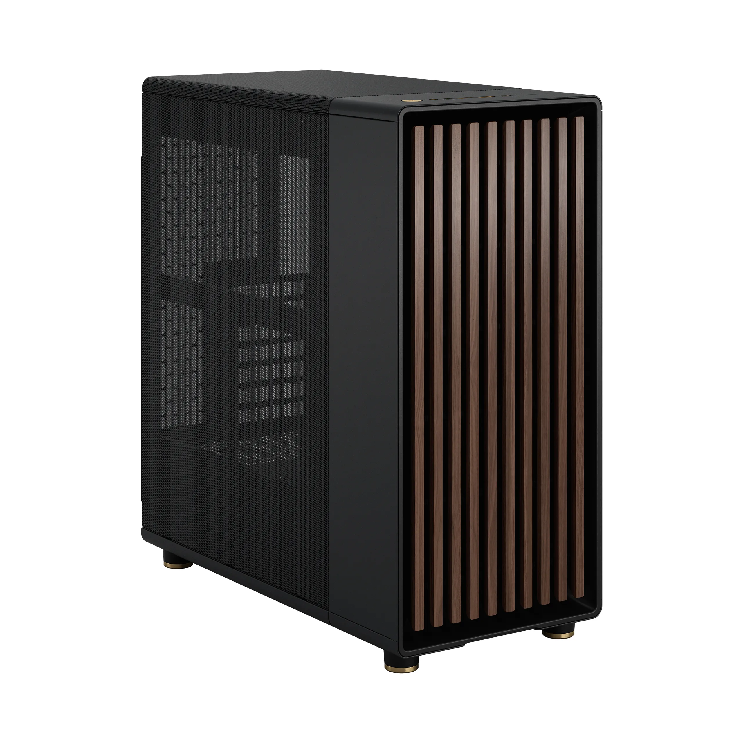 Fractal Design North - Mid Tower chassi med f&ouml;nster, Charcoal Black Mesh
