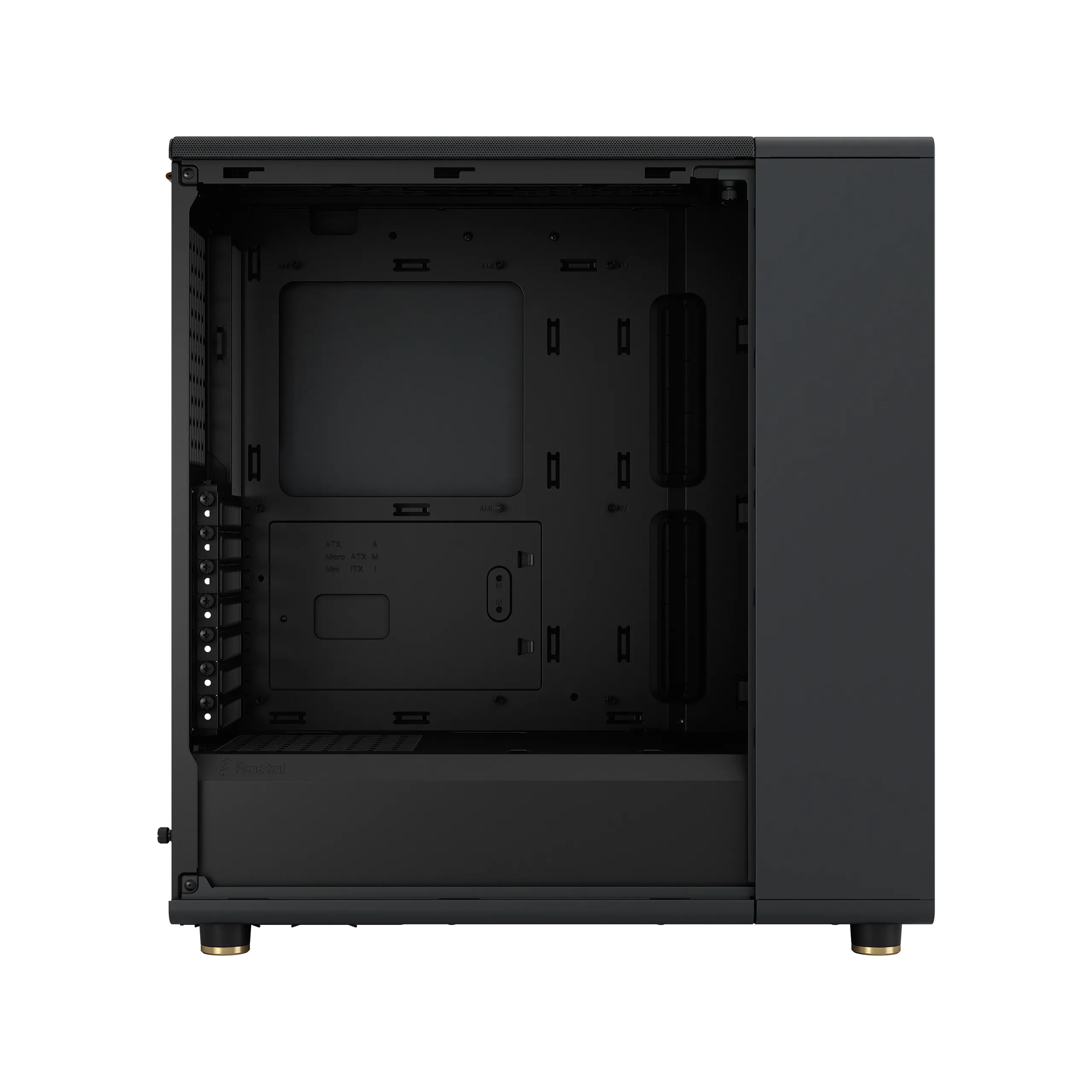 Fractal Design North - Mid Tower chassi med f&ouml;nster, Charcoal Black Mesh