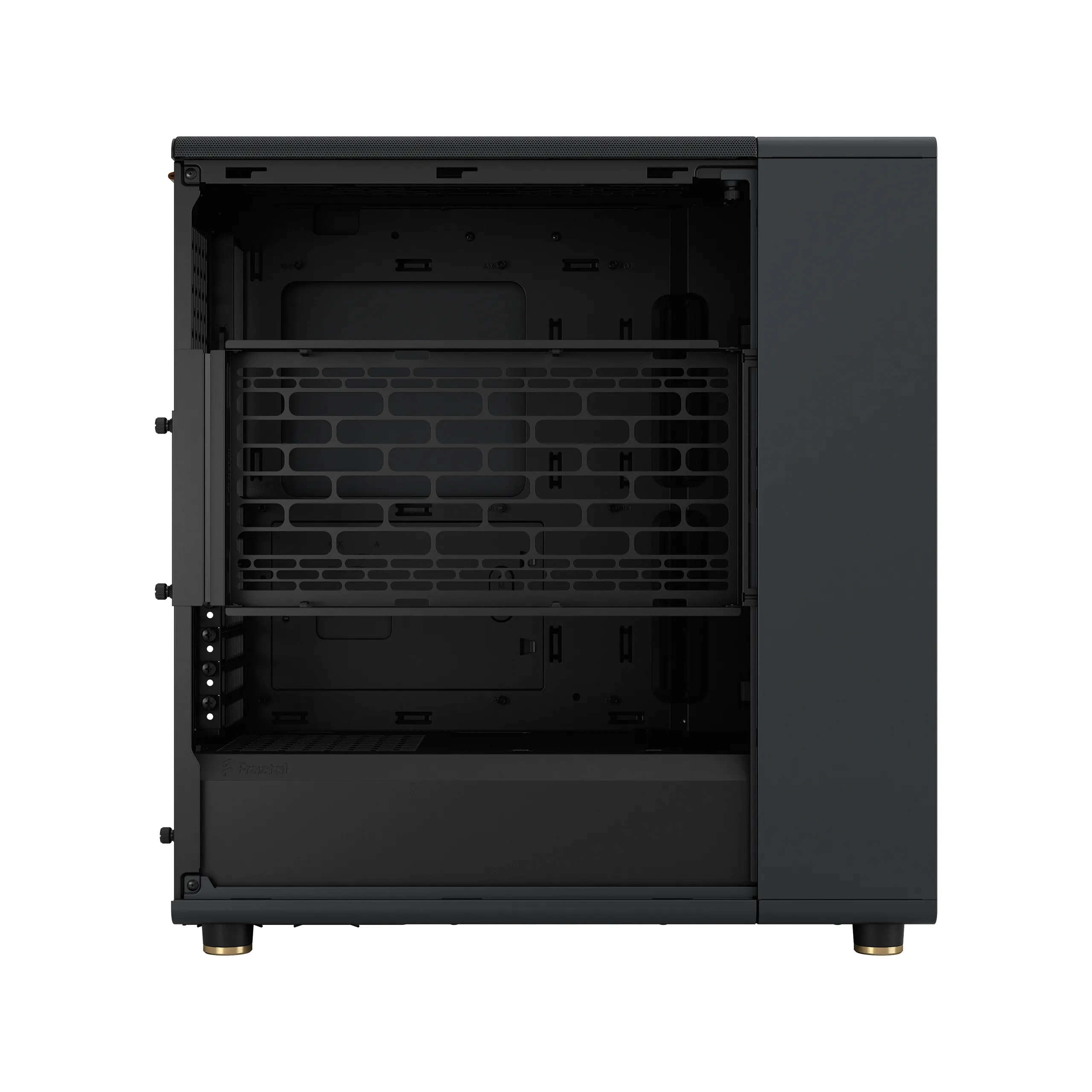 Fractal Design North - Mid Tower chassi med f&ouml;nster, Charcoal Black Mesh