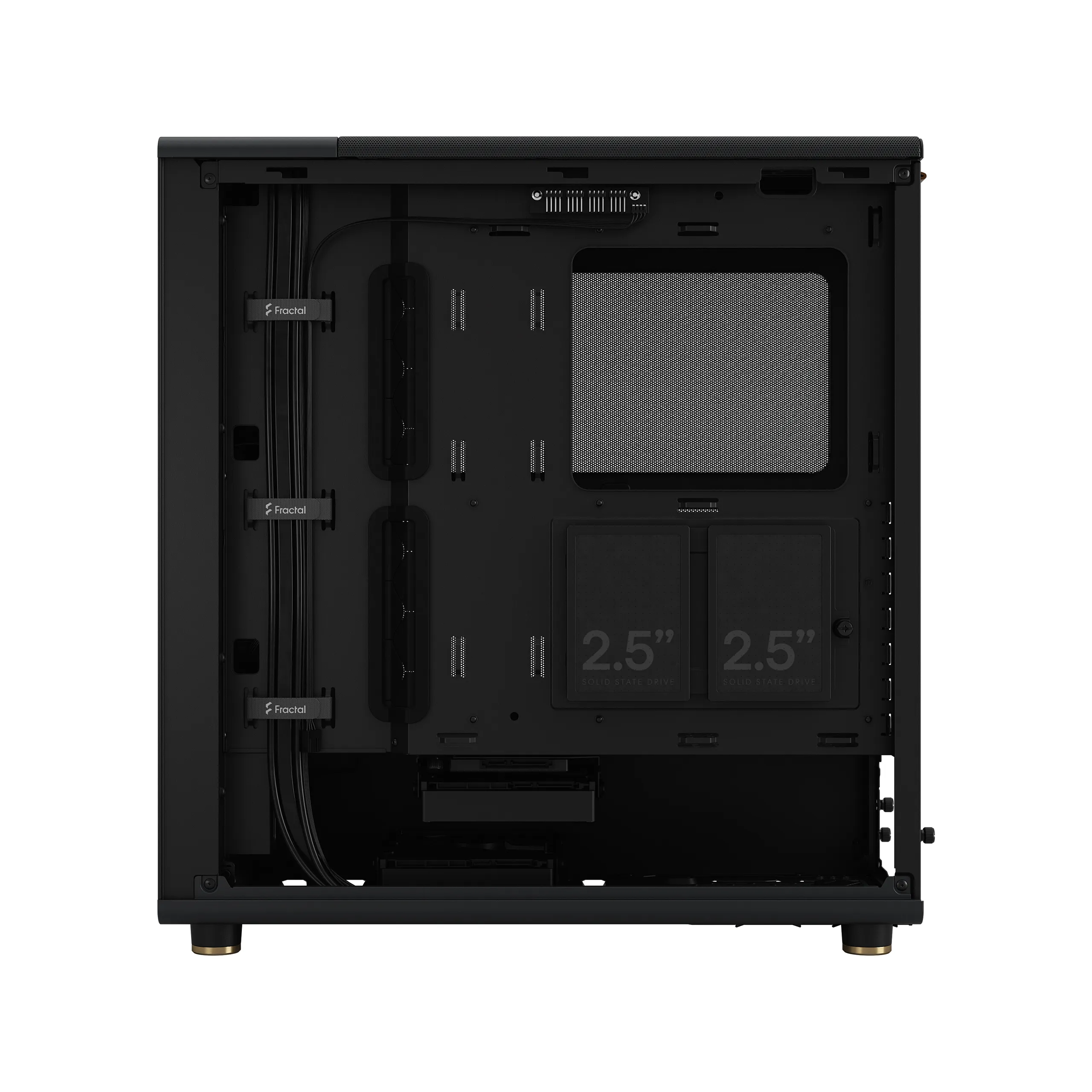 Fractal Design North - Mid Tower chassi med f&ouml;nster, Charcoal Black Mesh