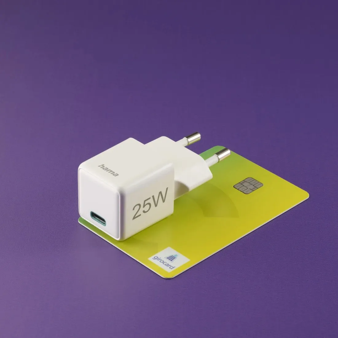 HAMA Mini Fast Charger USB-C PD 25W White