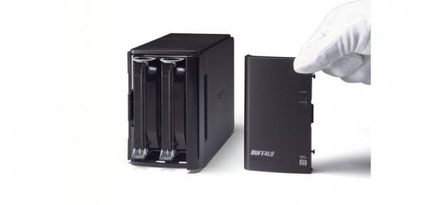 Buffalo DriveStation Duo 16 GB - External HDD, Black