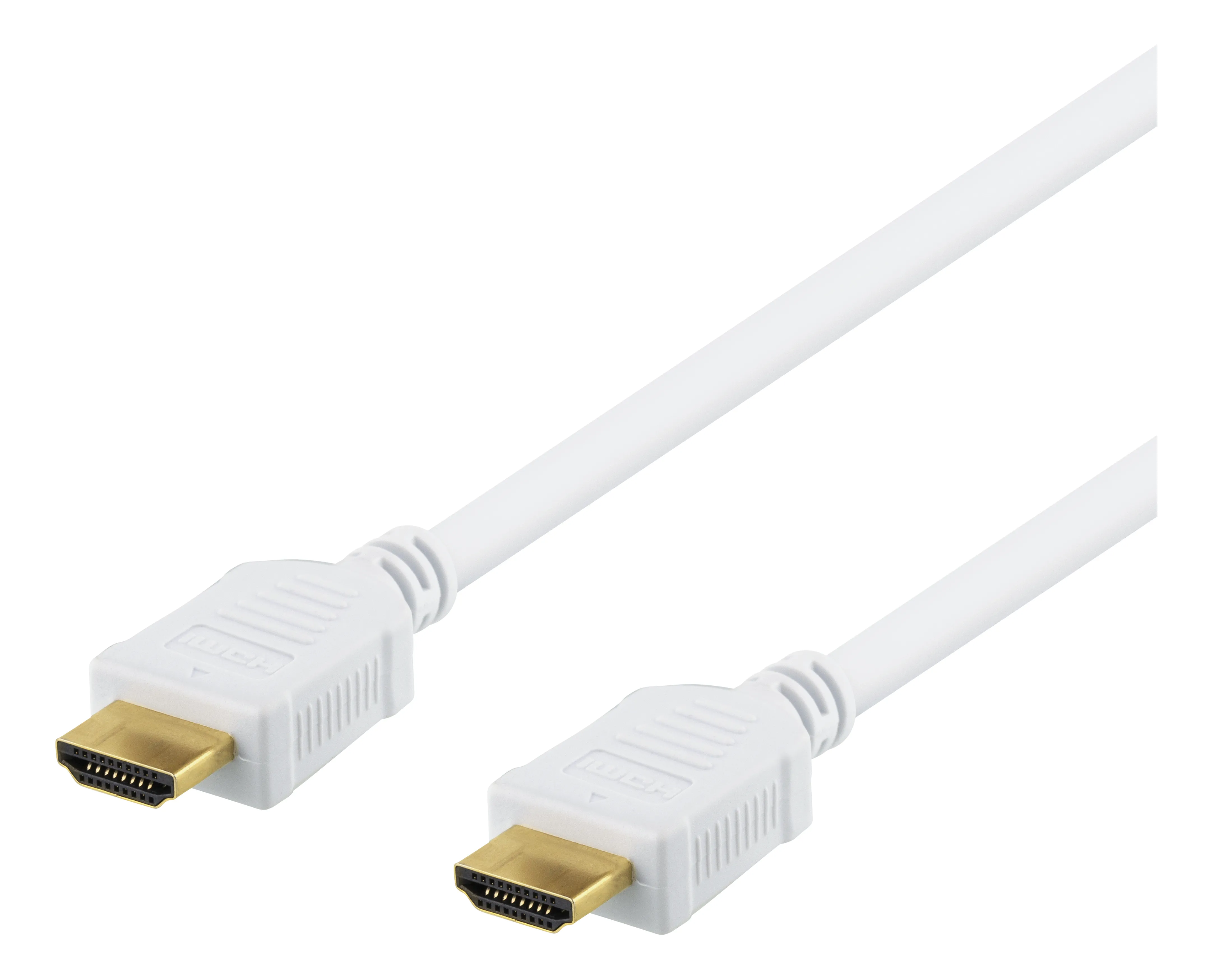 Deltaco Premium HDMI cable, with Ethernet, 4K, 1.5 m, White