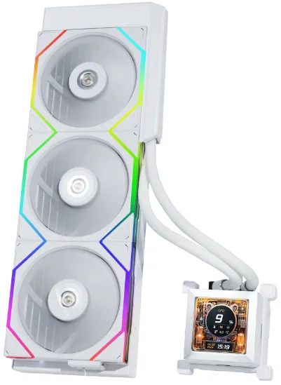 Lian Li HydroShift LCD 360S - liquid cooler, white