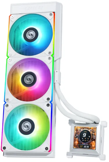 Lian Li HydroShift LCD 360S - liquid cooler, white