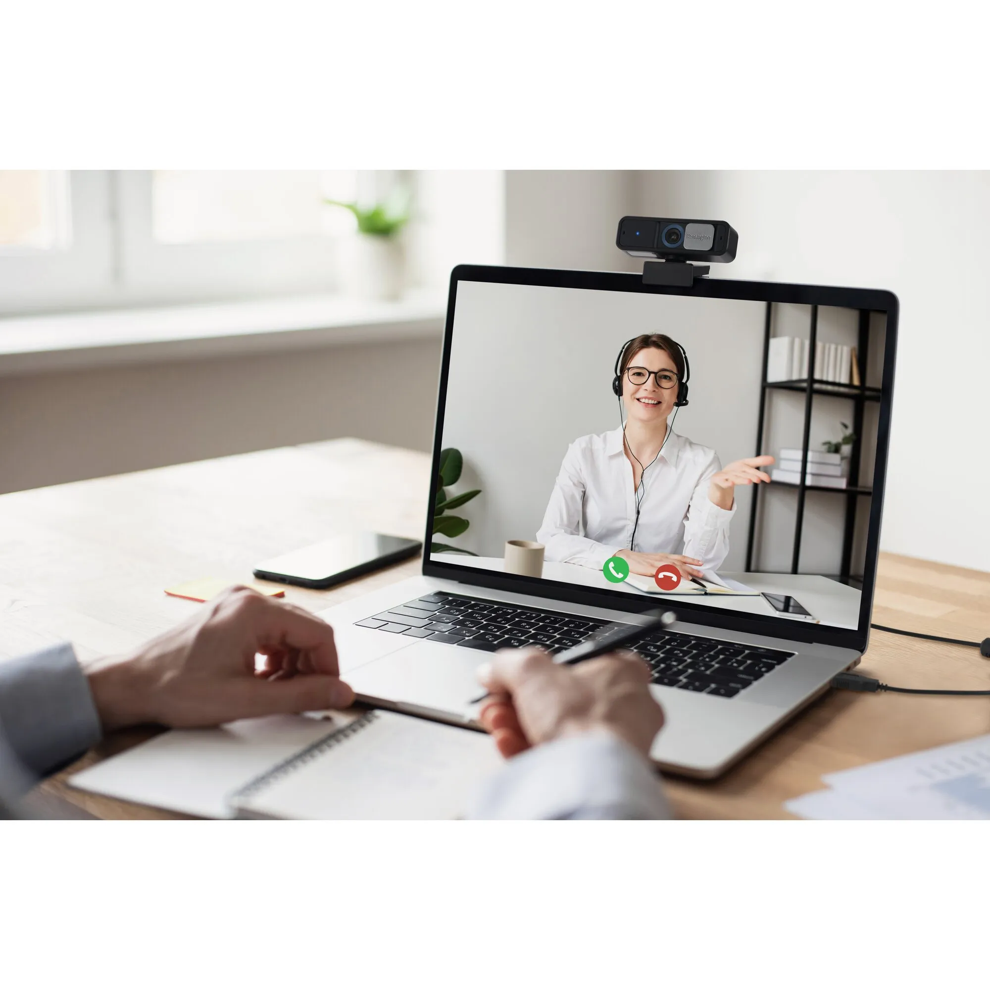 Kensington W2050 Pro Full HD 1080p, Autofocus webbkamera, svart