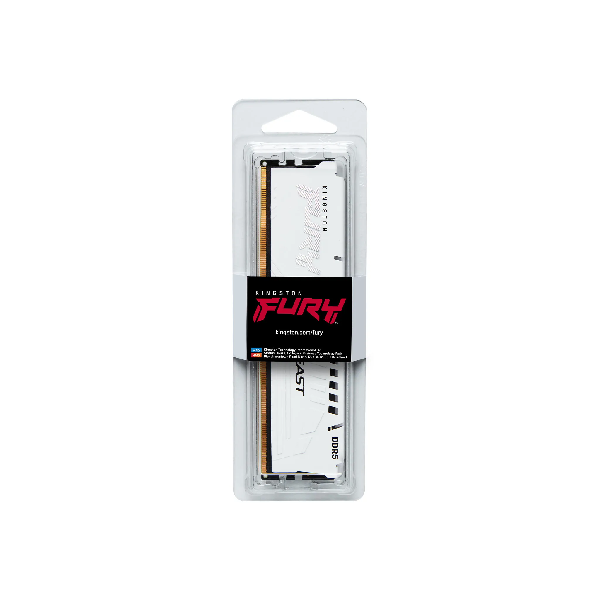 KINGSTON 16GB 6000MT/s DDR5 CL30 DIMM FURY Beast White XMP