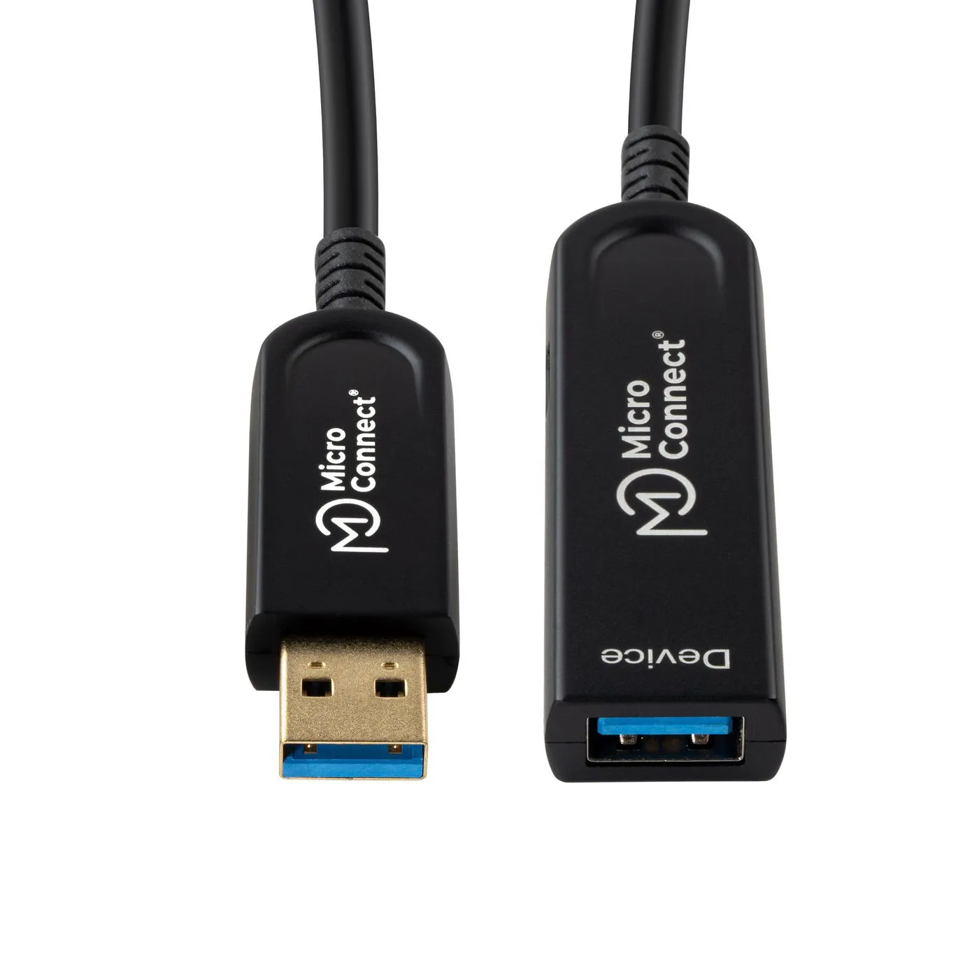 MicroConnect MC-USB3.0AAF20AOP USB 3.2 Gen 2 USB-A extension cable, 20 m, Black