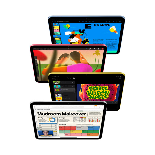 Apple iPad 10,9" Wi-Fi 64 Gt -tabletti, Hopea